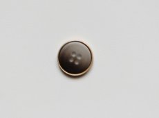 画像1: 「J即納」ボタン：グラデーション径20mm（ブラック） (1)