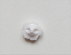 画像3: 「F在庫」ボタン2個セット：白バラ15mm (3)