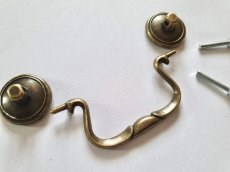 画像5: 「J即納」取っ手：エレニーク11.5cm（アンティークゴールド） (5)