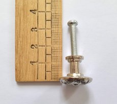 画像2: 「F在庫」取っ手：フルーレット（直径1.8cm、シルバー） (2)