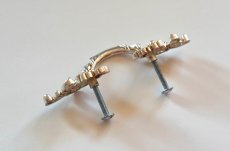 画像5: 「J即納/F在庫」取っ手：アラベスク11cm（アンティークシルバー） (5)