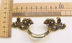 画像2: 「J即納」取っ手：アラベスク11cm（アンティークゴールド） (2)