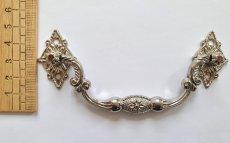 画像3: 「F在庫」取っ手：マルグリット11.5cm（シルバー） (3)
