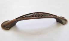 画像6: 「F在庫」取っ手：ブロンシュ・ネージュ12.5cm（ツヤ有り、アンティークブロンズ） (6)