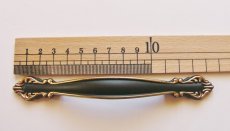 画像2: 「J即納」取っ手：ポンパドール14.5cm（ブラック&ゴールド） (2)
