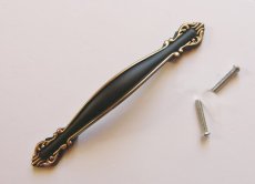 画像6: 「J即納」取っ手：ポンパドール14.5cm（ブラック&ゴールド） (6)