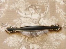 画像7: 「J即納」取っ手：ポンパドール14.5cm（ブラック&ゴールド） (7)
