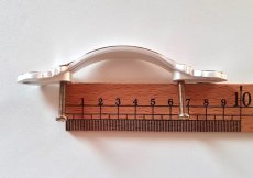 画像2: 「J即納/F在庫」取っ手：ポンパドール11.5cm（ピュアホワイト＆ゴールド） (2)
