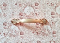 画像5: 「J即納/F在庫」取っ手：ポンパドール11.5cm（シェルホワイト＆ゴールド） (5)