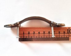 画像2: 「J即納/F在庫」取っ手：ポンパドール11.5cm（アンティークゴールド・艶あり） (2)