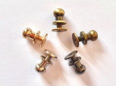 画像2: 「J即納/移動中」つまみ金具6mm 5色 (2)