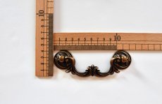 画像2: 「J即納」取っ手：コキヤージュ12.5cm(アンティークゴールド) (2)