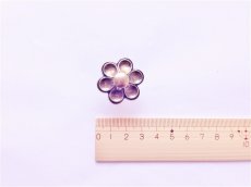 画像2: 「F在庫」取っ手：花の紋章（ボタン【小】、アンティークゴールド） (2)