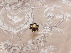 画像6: 「J即納」取っ手：花の紋章（ボタン【小】、アンティークゴールド） (6)