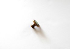 画像3: 「J即納」取っ手：ビジュー(直径25mm、ヒスイ＆アンティークゴールド) (3)