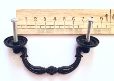 画像4: 「F在庫」取っ手：パストラル8.8cm（黒） (4)