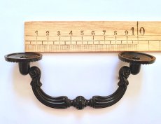 画像3: 「F在庫」取っ手：パストラル12cm（黒） (3)