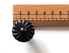 画像2: 「J即納」取っ手：カリメロ・ボタン(直径25mm、黒) (2)