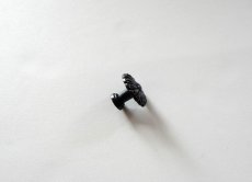 画像3: 「J即納」取っ手：カリメロ・ボタン(直径25mm、黒) (3)