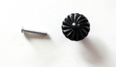 画像4: 「J即納」取っ手：カリメロ・ボタン(直径25mm、黒) (4)