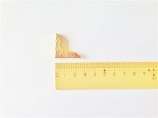 画像4: 「F在庫」角金具ゴールド2.5cm×2.5cm 4個セット (4)