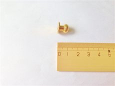 画像4: 「F在庫」つまみ金具9mmゴールド (4)