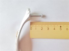 画像7: 「J即納」取っ手：アガート（ホワイト、ゴールド）12.3cm (7)