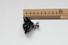 画像4: 「F在庫」取っ手：バラ径5cm（黒・縁取りなし） (4)