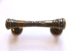 画像1: 「F在庫」取っ手：トノー8.6cm（アンティークゴールド） (1)