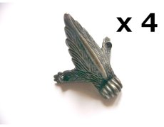 画像1: 「J即納」【4点セット】猫脚（中）：フォイユ（アンティークゴールド） (1)