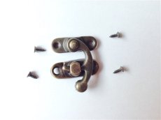 画像5: 「移動中」留め金具（薄板）アンティークゴールド (5)