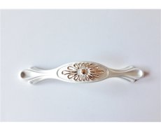 画像1: 「J即納」取っ手：ルイ14世 13cm（ホワイト＆ゴールド） (1)