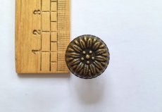 画像1: 「J即納」取っ手:ルイーズII・小(*デザイン変更*直径2cm、アンティークゴールド) (1)