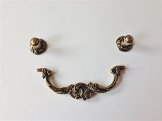 画像3: 「J即納」取っ手：シャトー12cm（アンティークゴールド） (3)