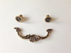 画像4: 「J即納」取っ手：シャトー12cm（アンティークゴールド） (4)