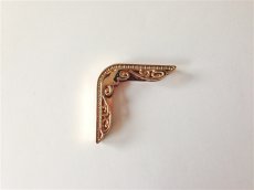 画像1: 「J即納/F在庫」角飾り金具ゴールド5cm×5cm (1)