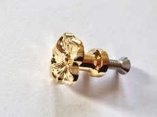 画像6: 「J即納」取っ手：花(直径25mm、ゴールド) (6)