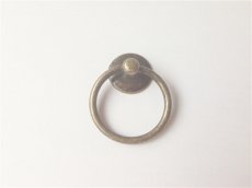 画像1: 「J即納/F在庫」取っ手：リング【大】（直径4.5cm、アンティークゴールド） (1)