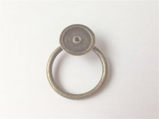 画像4: 「J即納/F在庫」取っ手：リング【大】（直径4.5cm、アンティークゴールド） (4)