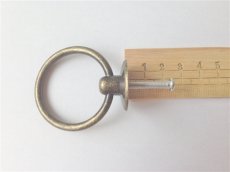 画像6: 「J即納/F在庫」取っ手：リング【大】（直径4.5cm、アンティークゴールド） (6)
