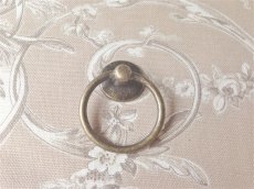 画像7: 「J即納/F在庫」取っ手：リング【大】（直径4.5cm、アンティークゴールド） (7)