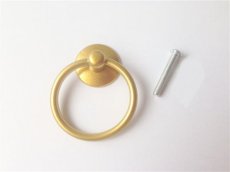 画像4: 「J即納」取っ手：リング【大】（直径4.5cm、ゴールド） (4)