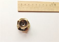 画像4: 「F在庫」取っ手：バラ径3.5cm（アンティークゴールド） (4)