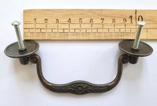 画像3: 「F在庫」取っ手：ジャルダン12.5cm（アンティークゴールド） (3)