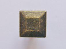 画像1: 「J即納/F在庫」取っ手：スクエア22mm（アンティークゴールド） (1)