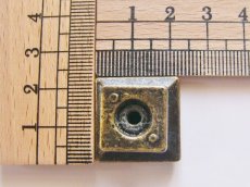 画像6: 「J即納/F在庫」取っ手：スクエア22mm（アンティークゴールド） (6)