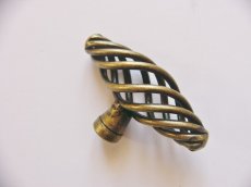 画像3: 「J即納」取っ手：カージュ横長60mm（アンティークゴールド） (3)