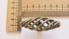 画像4: 「J即納」取っ手：カージュ横長60mm（アンティークゴールド） (4)