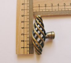 画像5: 「J即納」取っ手：カージュ横長60mm（アンティークゴールド） (5)