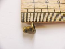 画像2: 「J即納」つまみ金具5mmアンティークゴールド (2)